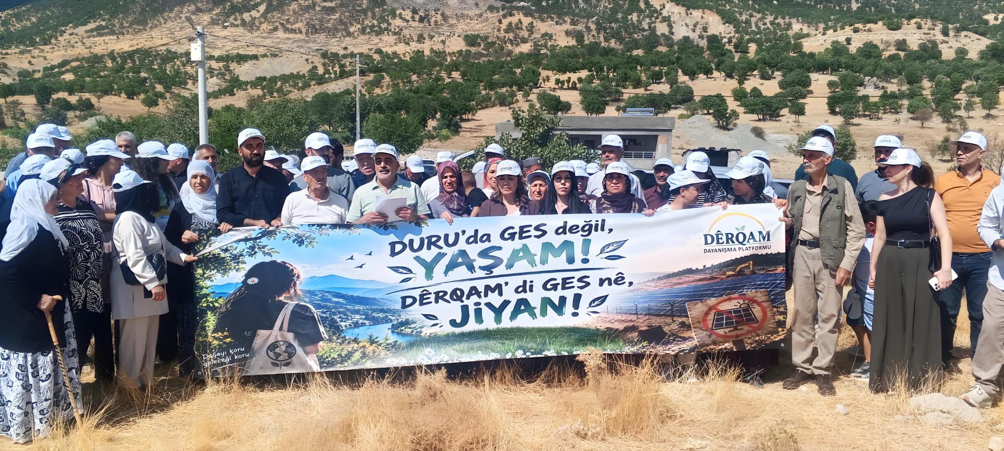 İlçemiz Duru(Derqam) köyünde GES Projesine Karşı Basın Açıklaması Yapıldı.